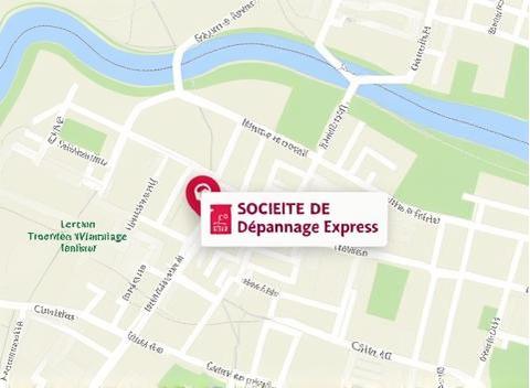 Localisation de Société Dépannage Express à Lyon